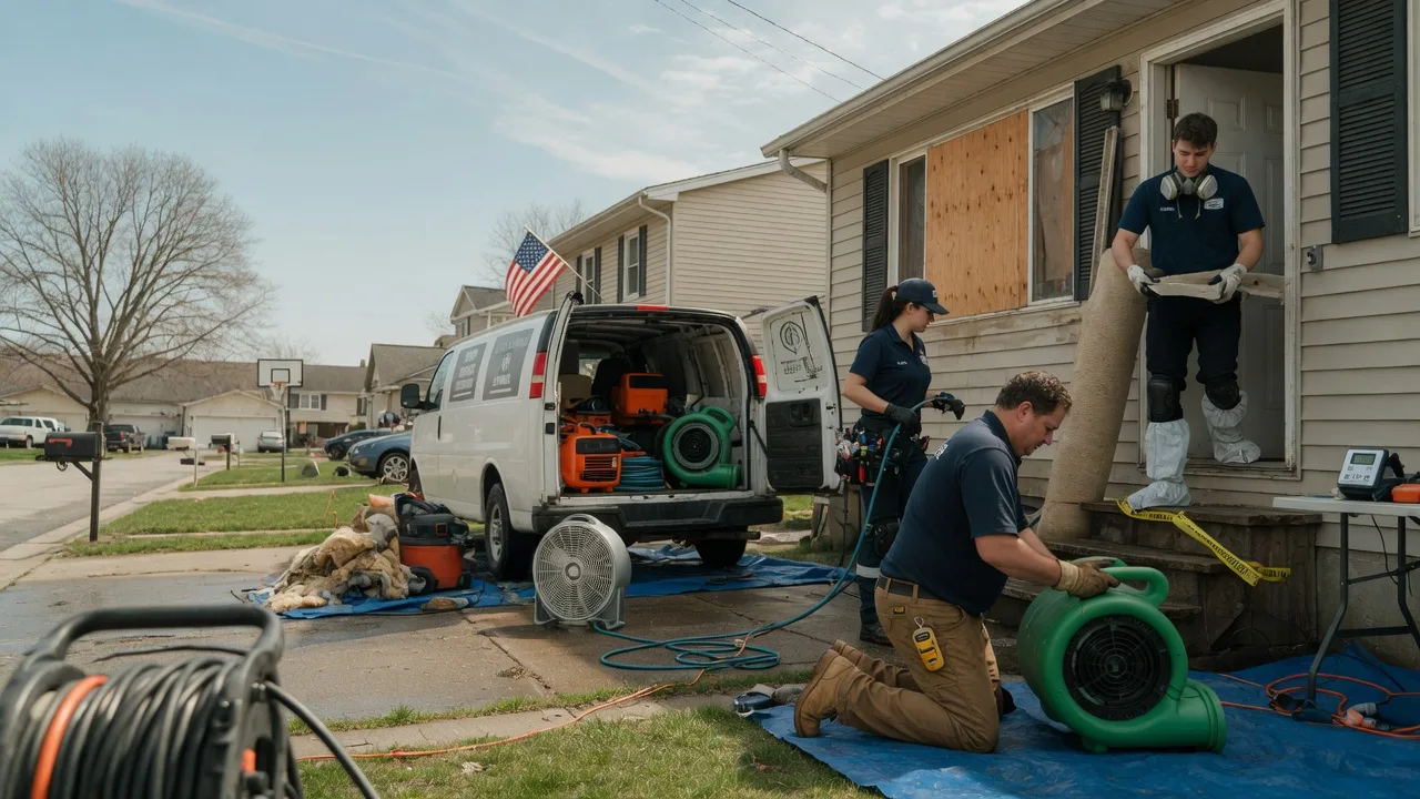 Water Damage Restoration in Woosung, IL near me